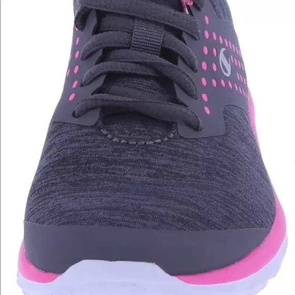 Champion Girls Gusto Strap X Trainer 10, Gray/Pink - Picture 4 of 4